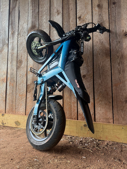 Tuttio Soleil / Yozma Super Moto Wheel Set, With Kenda 12" Tires (Black)