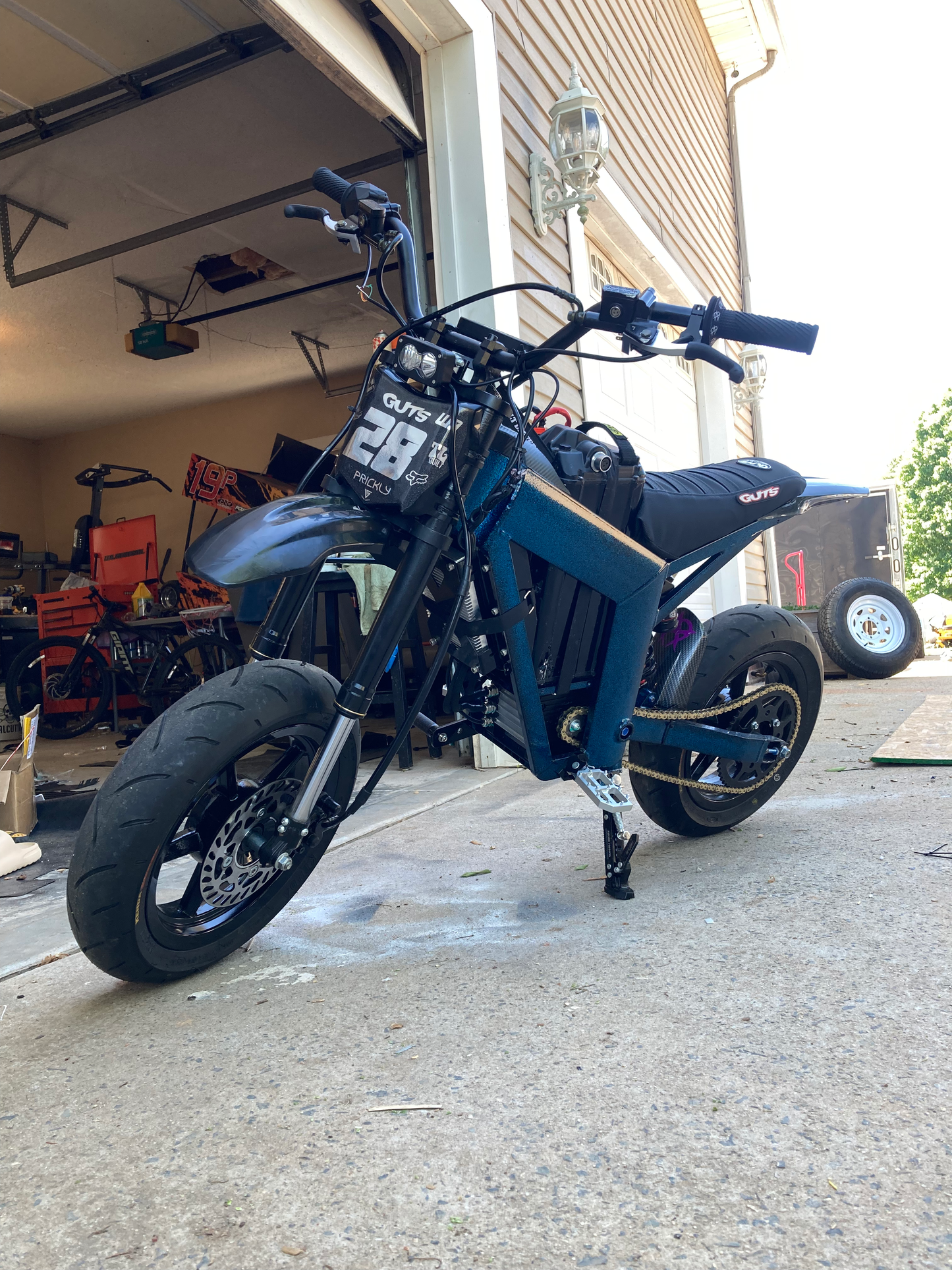 Tuttio Soleil / Yozma Super Moto Wheel Set, With Kenda 12" Tires (Black)
