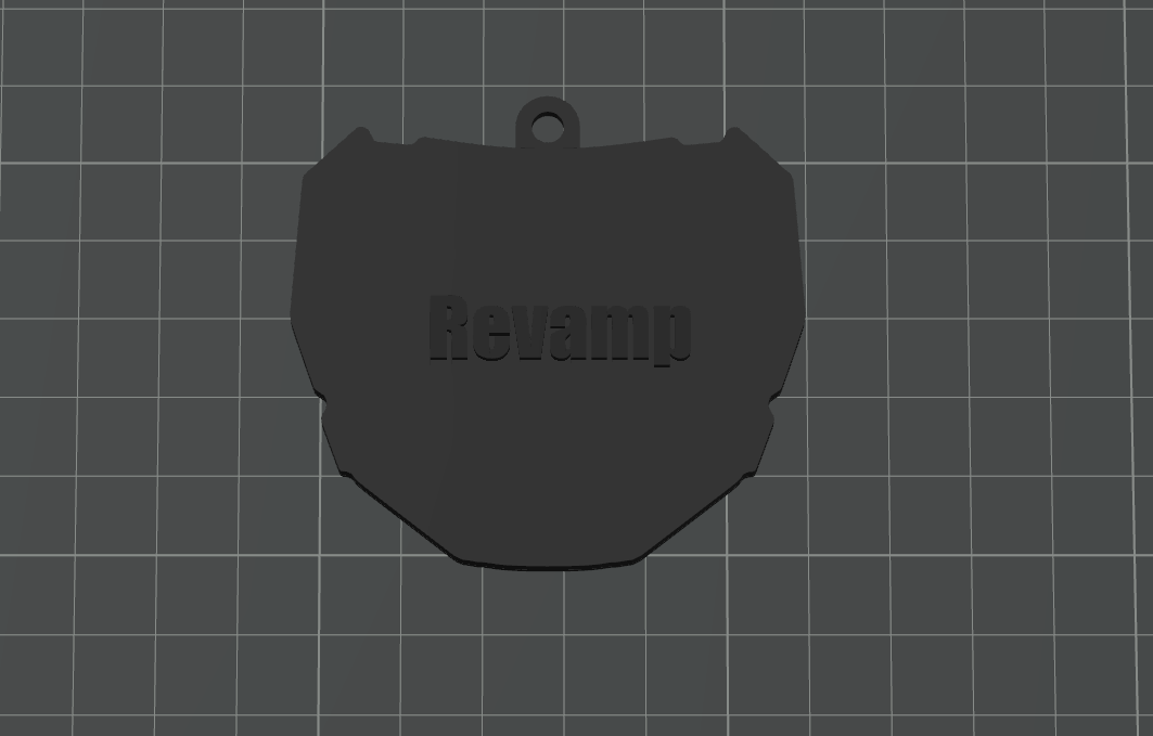 Revamp ODI Plate keychain